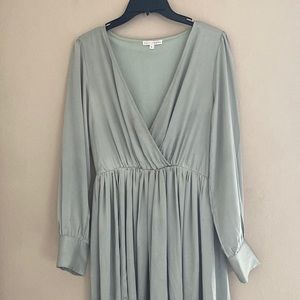 Baltic born bridesmaid silk dress